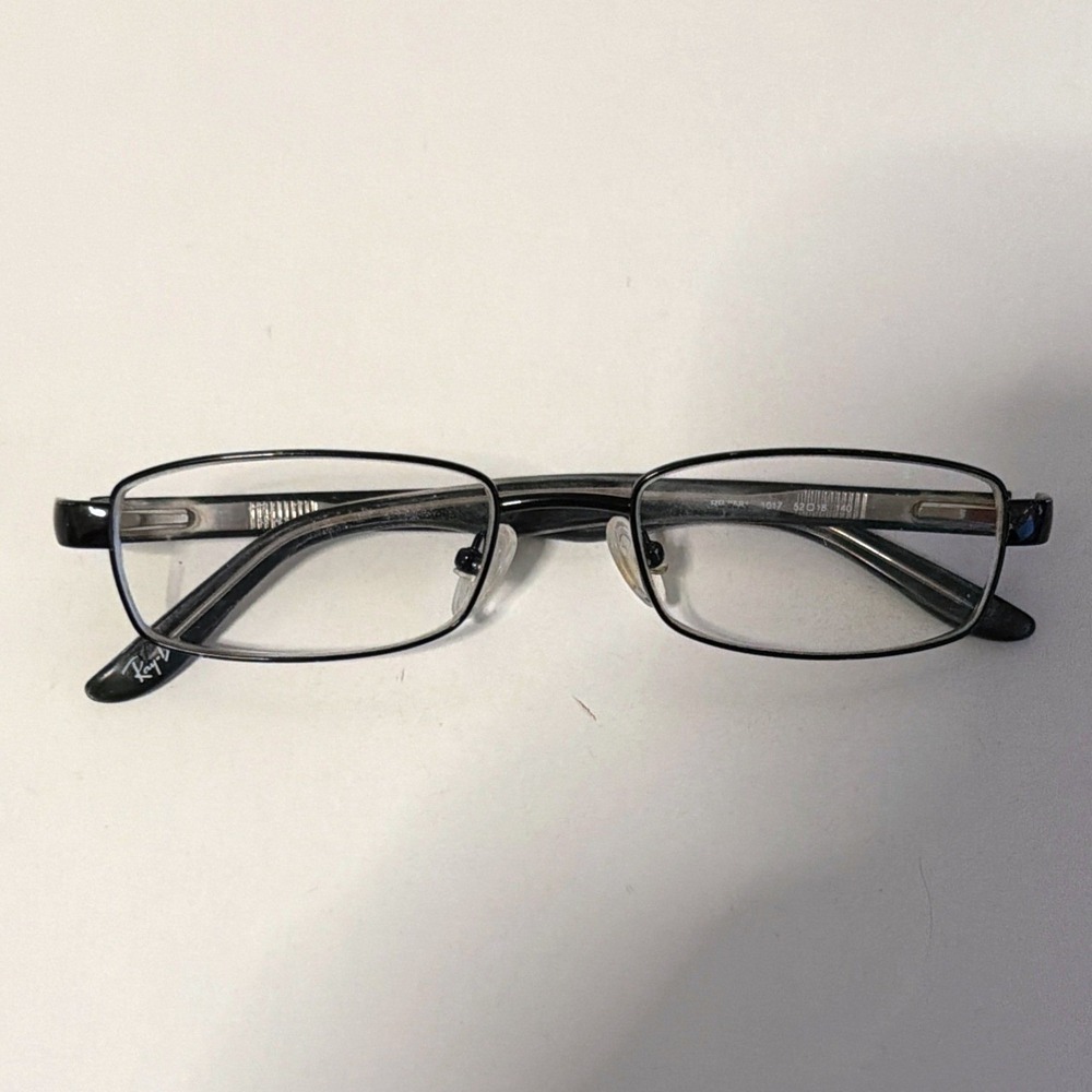 Ray-Ban Eyeglasses Black Rectangular Designer Frames